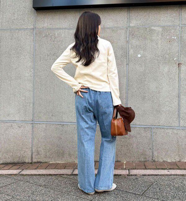 fredy emue「フレアーデニムイージーパンツ」|デニム|