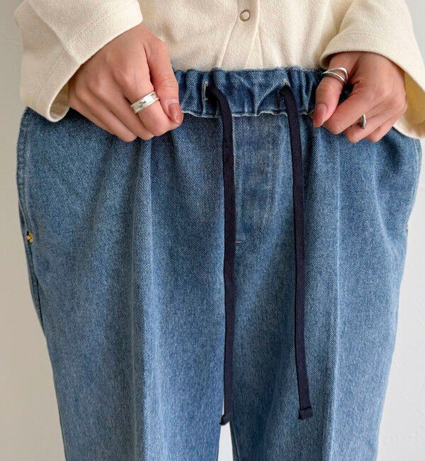 fredy emue「フレアーデニムイージーパンツ」|デニム|