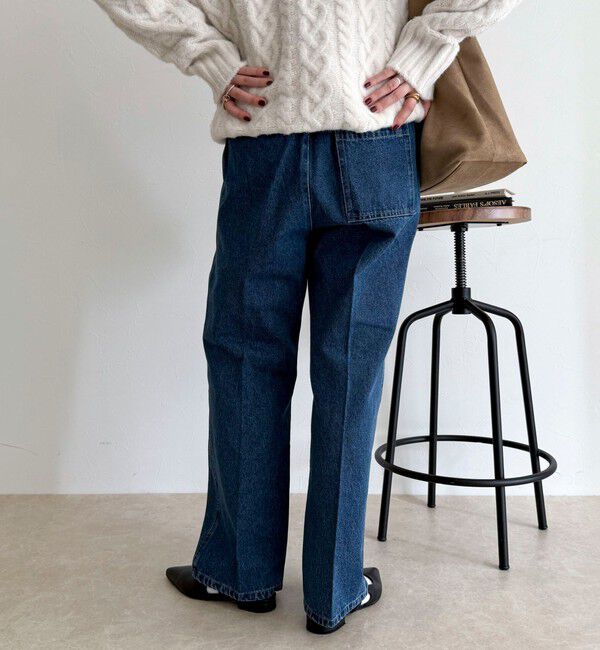 fredy emue「フレアーデニムイージーパンツ」|デニム|