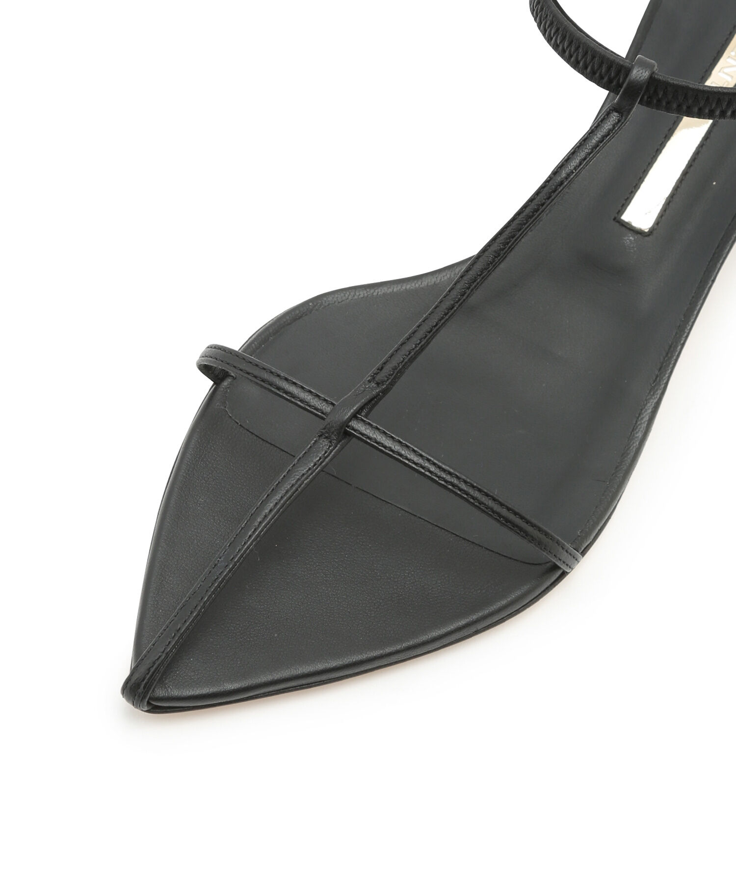 SALON adam et rope'「[ご好評につき追加決定！]【BRENTA】アンクルゴムストラップヒールサンダル」|サンダル|