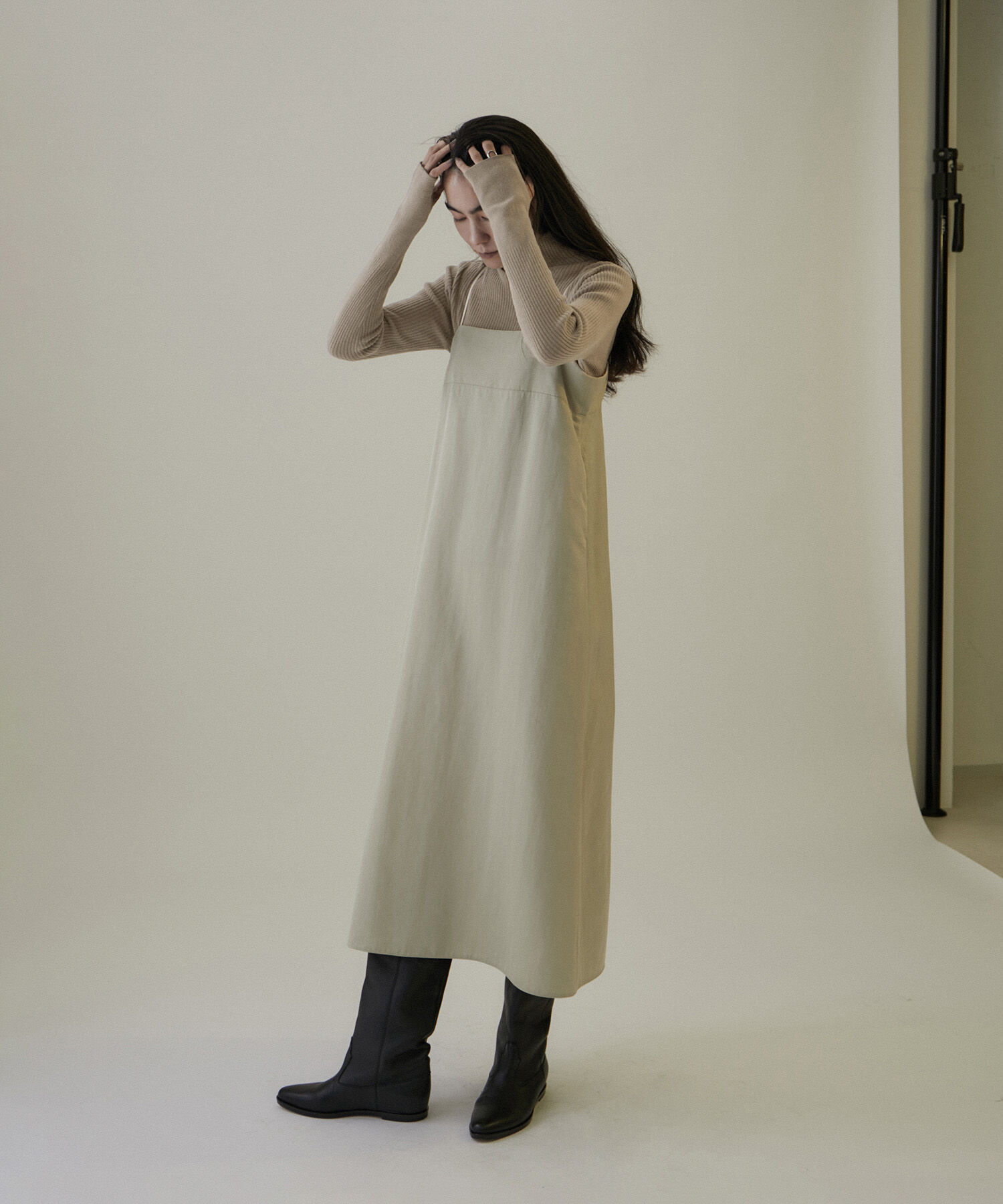 SALON adam et rope'「リブタートルプルオーバー -CreamyCotton /クリーミーコットン-」|ニット・セーター|