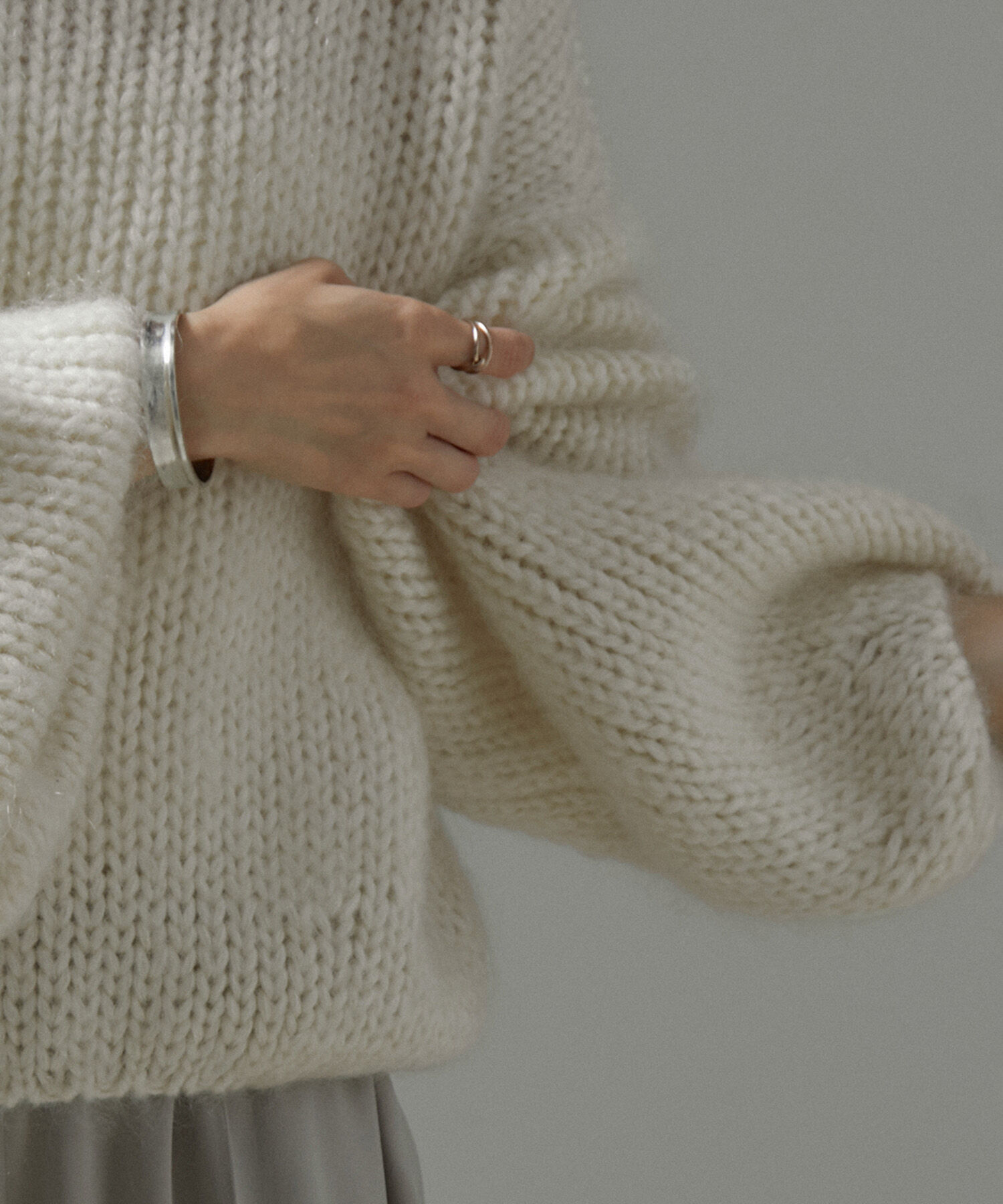 SALON adam et rope'「モヘアシルクローゲージニットプルオーバー」|ニット・セーター|