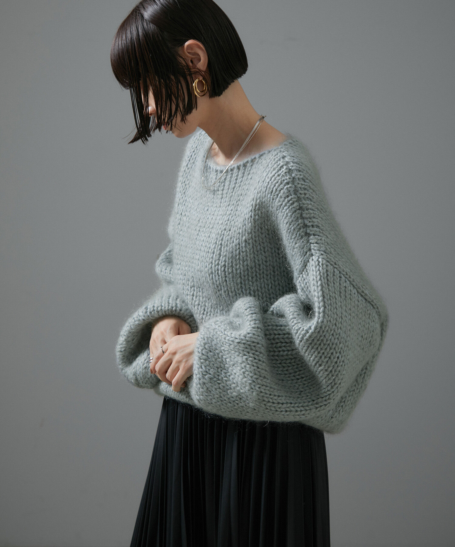 SALON adam et rope'「モヘアシルクローゲージニットプルオーバー」|ニット・セーター|