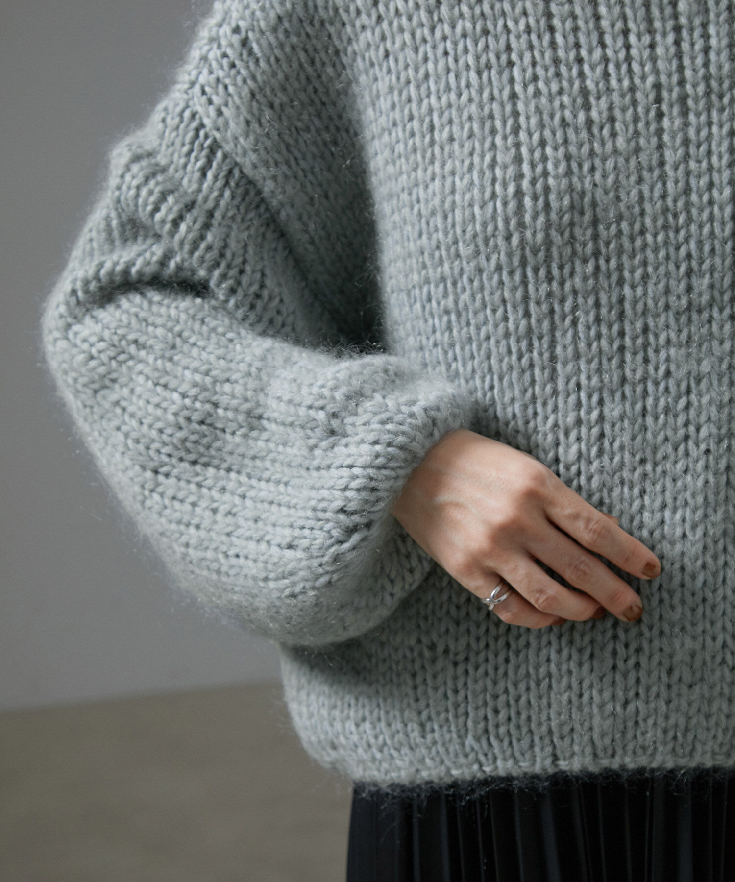 SALON adam et rope'「モヘアシルクローゲージニットプルオーバー」|ニット・セーター|