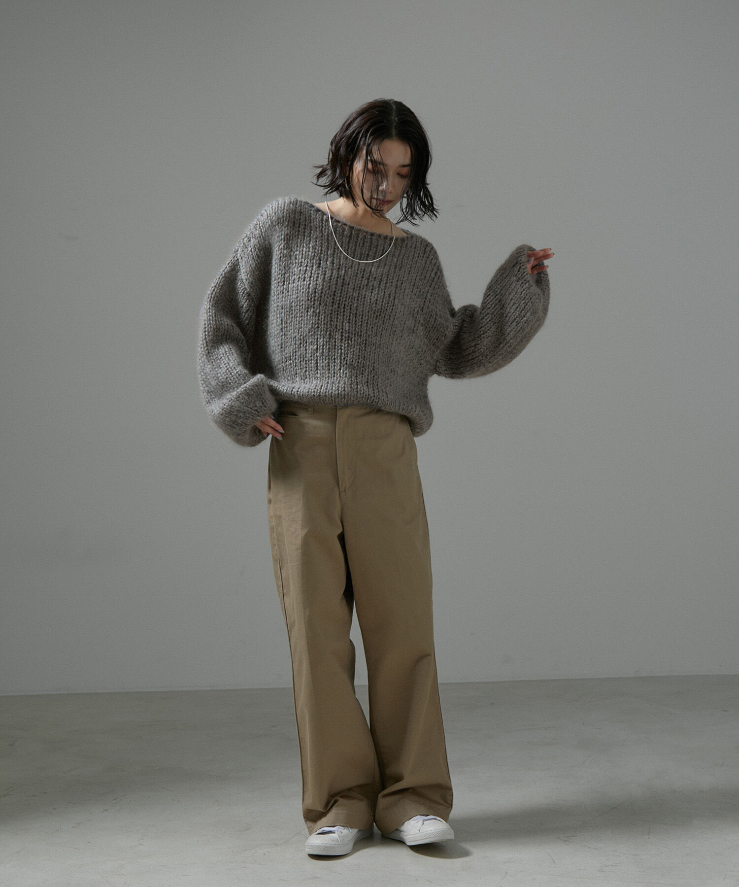 SALON adam et rope'「モヘアシルクローゲージニットプルオーバー」|ニット・セーター|