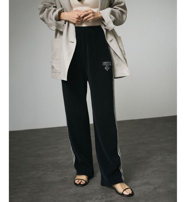 SALON adam et rope'「トラックパンツ-CreamyCotton /クリーミーコットン-」|チノ|クロメイン