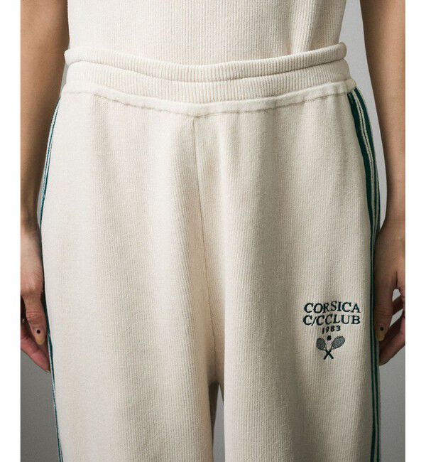 SALON adam et rope'「トラックパンツ-CreamyCotton /クリーミーコットン-」|チノ|