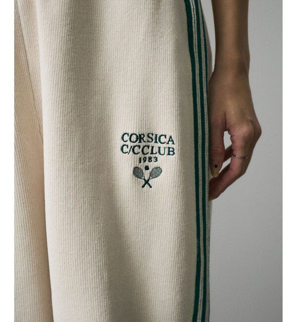 SALON adam et rope'「トラックパンツ-CreamyCotton /クリーミーコットン-」|チノ|