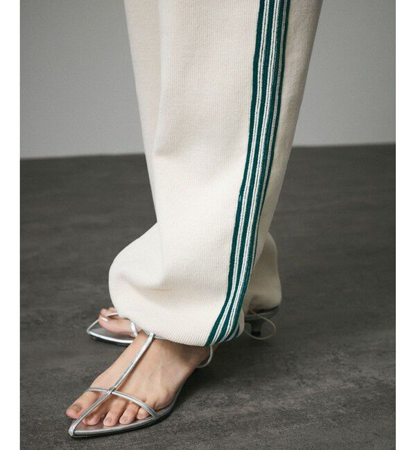 SALON adam et rope'「トラックパンツ-CreamyCotton /クリーミーコットン-」|チノ|