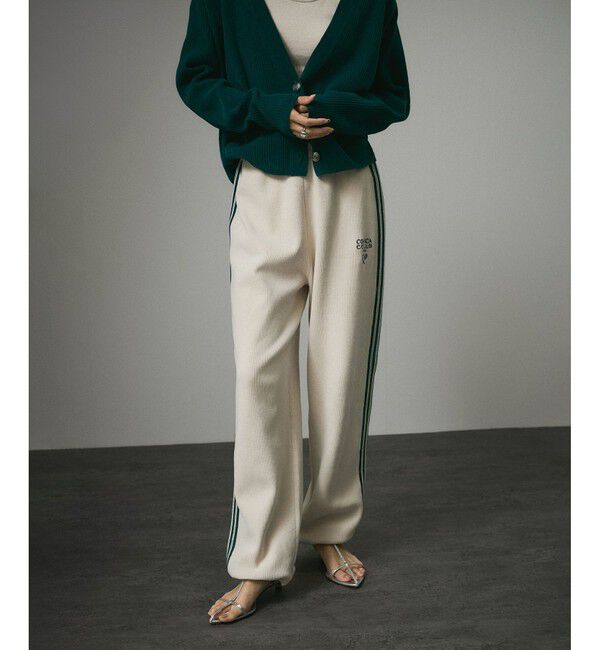 SALON adam et rope'「トラックパンツ-CreamyCotton /クリーミーコットン-」|チノ|