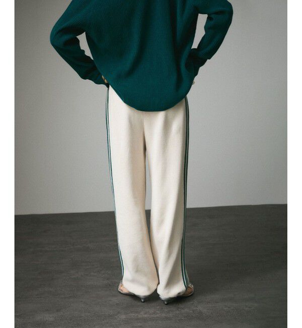 SALON adam et rope'「トラックパンツ-CreamyCotton /クリーミーコットン-」|チノ|