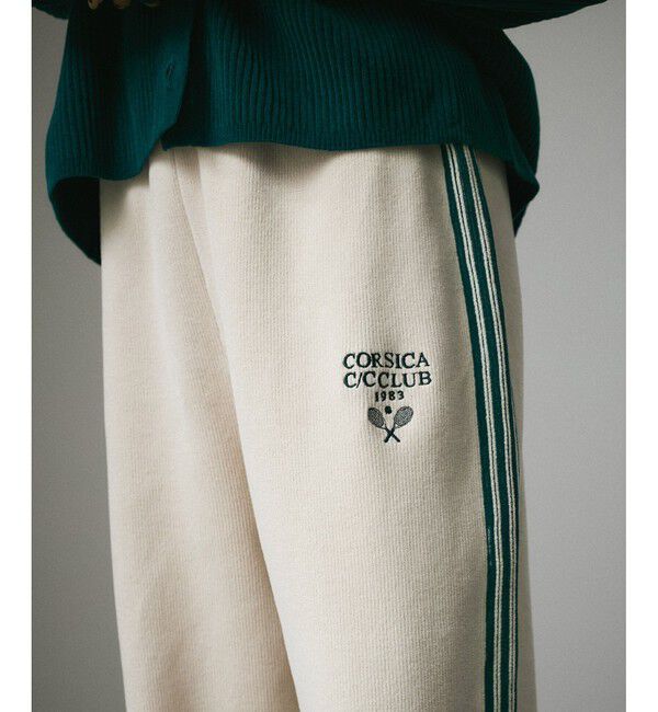 SALON adam et rope'「トラックパンツ-CreamyCotton /クリーミーコットン-」|チノ|