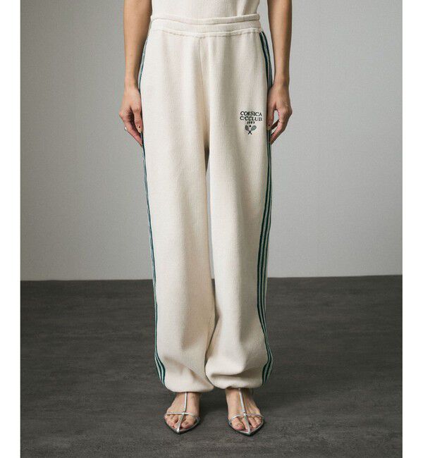 SALON adam et rope'「トラックパンツ-CreamyCotton /クリーミーコットン-」|チノ|