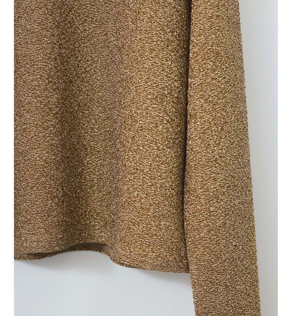 SALON adam et rope'「シャイニージャカードクロップドプルオーバー」|Tシャツ・カットソー|