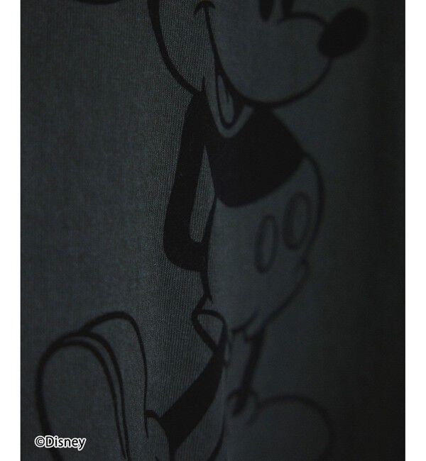 SALON adam et rope'「【GOOD ROCK SPEED（グッドロックスピード）】 MICKEY MOUSE（ミッキーマウス） / 別注フロッキーTシャツ」|Tシャツ・カットソー|