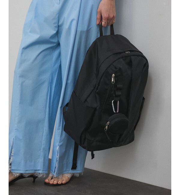 SALON adam et rope'「【WEB限定】ラウンドポーチ&エコバッグ付きペアレンツリュック［ユニセックスで使える・軽量・撥水・A4］」|リュック|