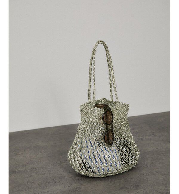 SALON adam et rope'「【BAGMATI（バグマティ）】METALIC LUREX BAG / メタリックルレックスバッグ」|トートバッグ|