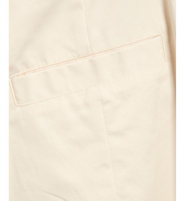 SALON adam et rope'「【WEB限定】コットンツイルワイドフォルムパンツ/カーブパンツ」|チノ|
