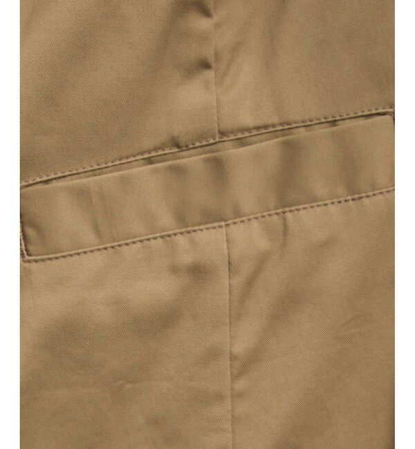 SALON adam et rope'「【WEB限定】コットンツイルワイドフォルムパンツ/カーブパンツ」|チノ|