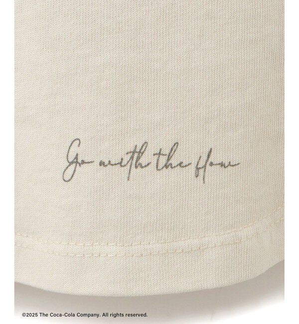 SALON adam et rope'「Coca-Cola ビンテージライクノースリーブTシャツ」|Tシャツ・カットソー|