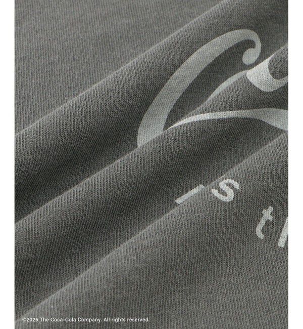 SALON adam et rope'「Coca-Cola ビンテージライクノースリーブTシャツ」|Tシャツ・カットソー|