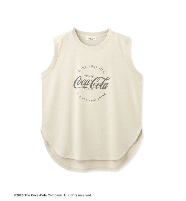 SALON adam et rope'「Coca-Cola ビンテージライクノースリーブTシャツ」|Tシャツ・カットソー|