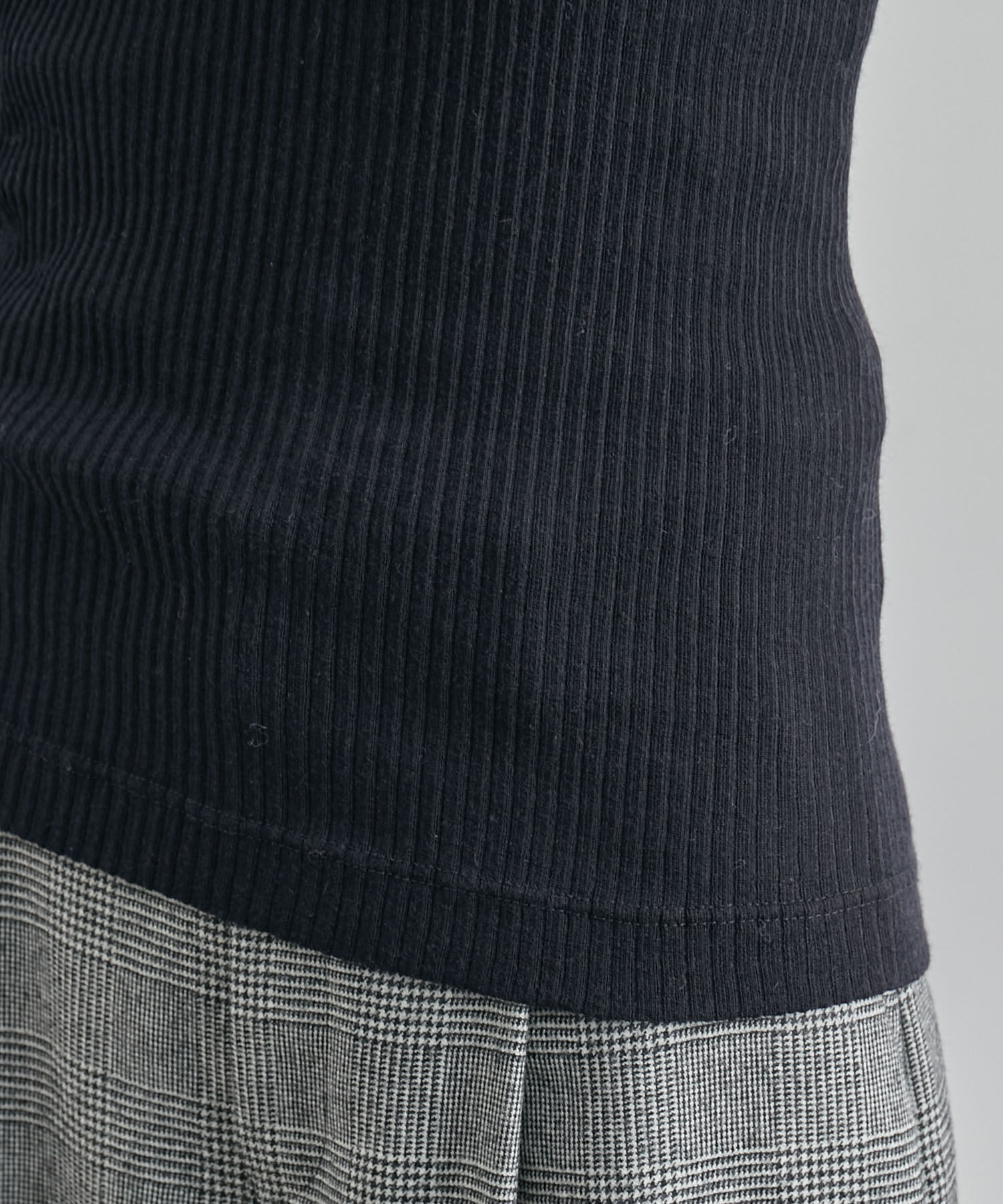 ROPE「【イタリア製】ウールシルクタートルネックリブニット」|ニット・セーター|