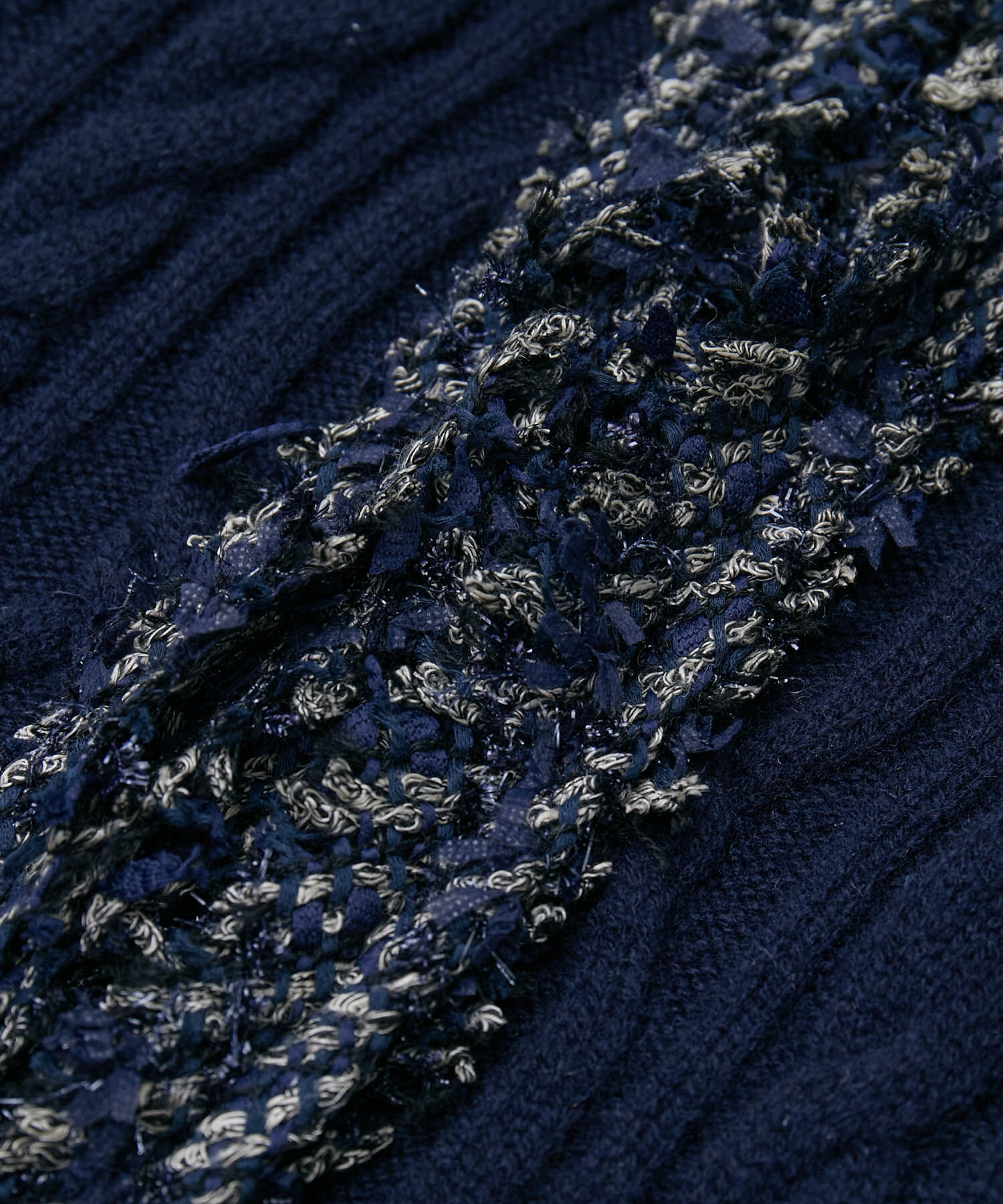 ROPE「【一部店舗限定】【LINTON TWEED】カシミヤブレンドケーブルカーディガン」|カーディガン|