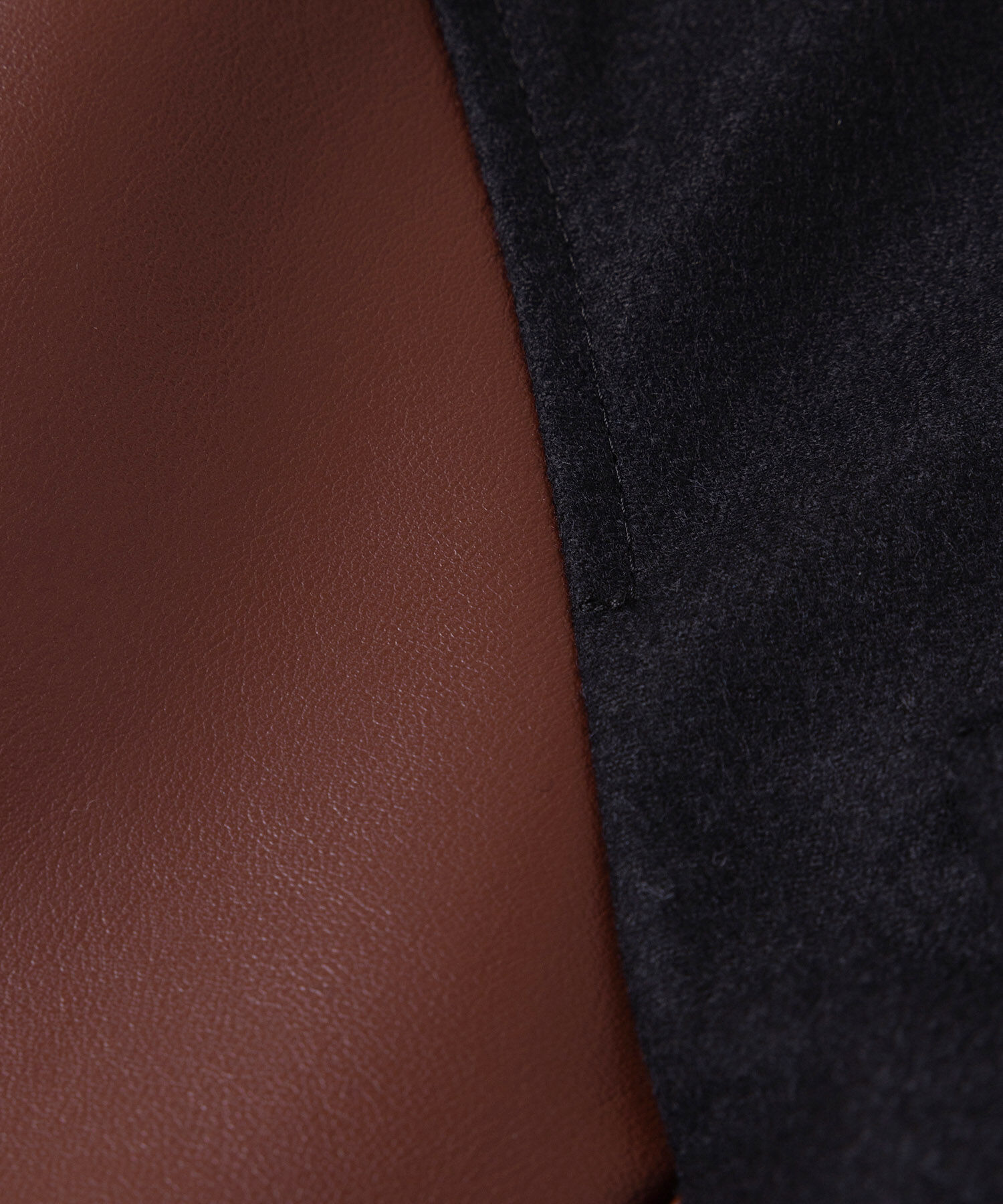 ROPE「カシミヤ混フラノショートスタジャン」|ブルゾン・スタジャン|