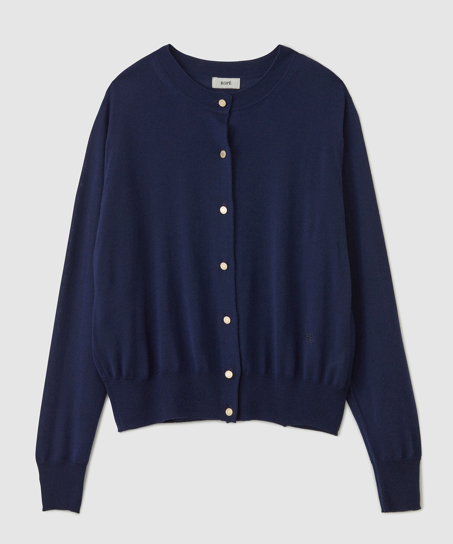 ROPE「SUPER160&rsquo;sメリノウールカーディガン【ロロ・ピアーナ社製ウール使用】/アンサンブル対応」|カーディガン|
