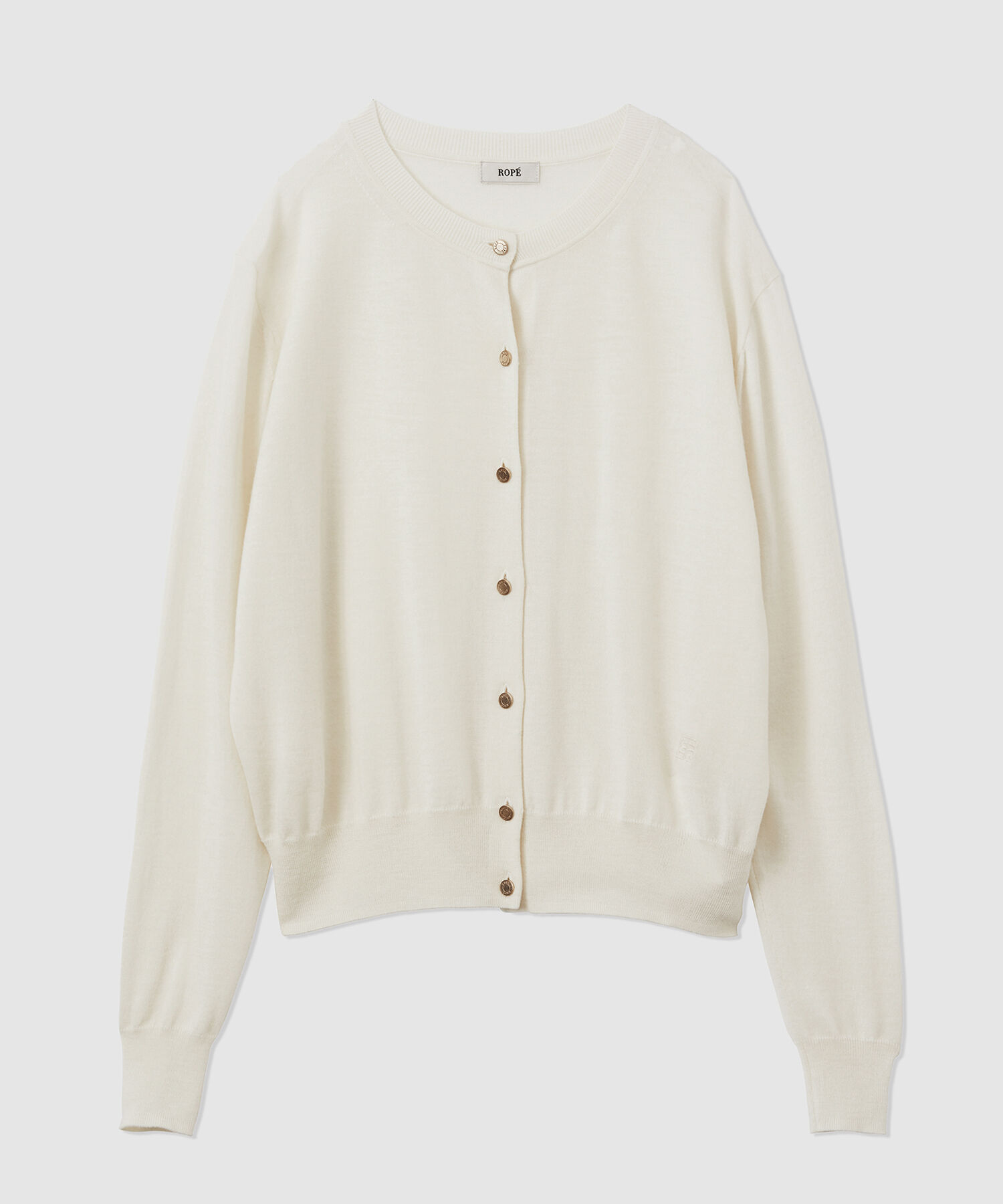 ROPE「SUPER160&rsquo;sメリノウールカーディガン【ロロ・ピアーナ社製ウール使用】/アンサンブル対応」|カーディガン|