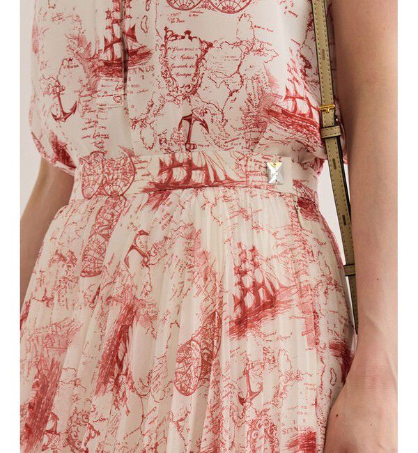 ROPE「【洗える】トワルドジュイタックプリーツスカート」|スカート|