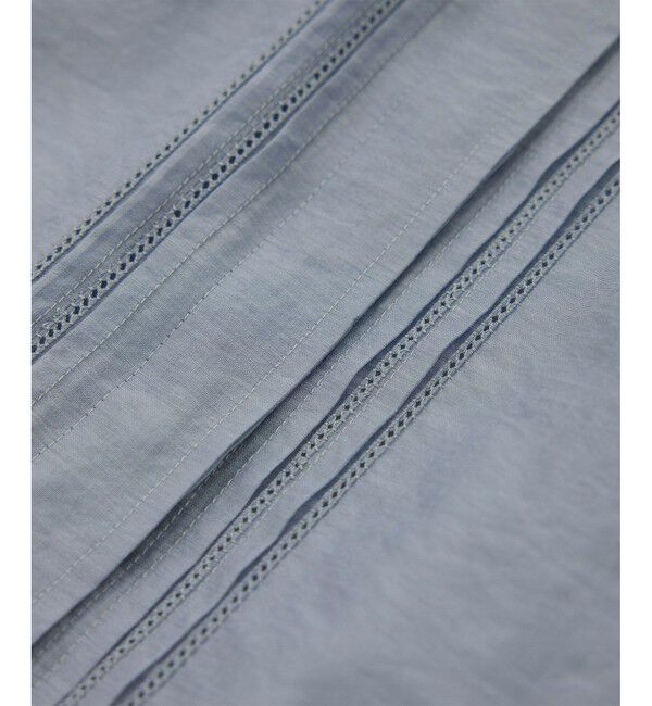 ROPE「【洗える】キュプラシルク パプスリーブシアーブラウス」|シャツ・ブラウス|