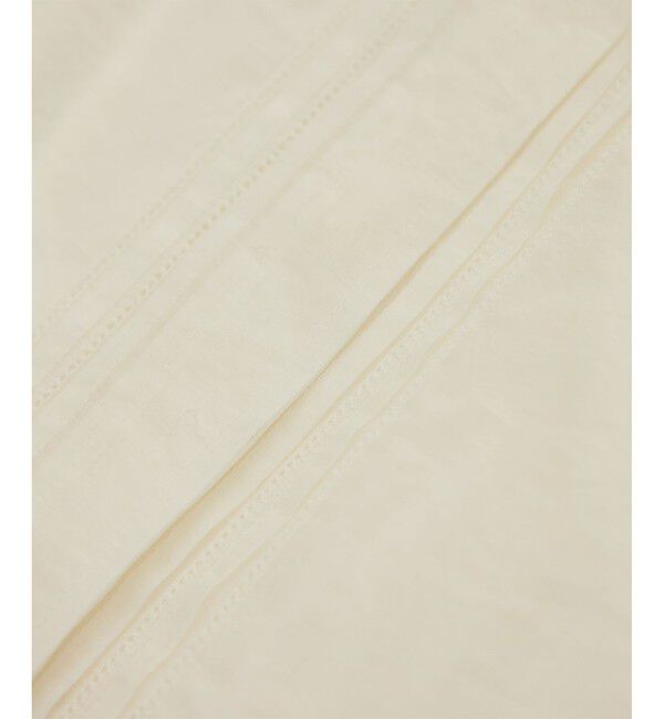 ROPE「【洗える】キュプラシルク パプスリーブシアーブラウス」|シャツ・ブラウス|