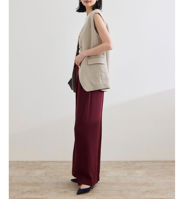 ROPE「尾州リネンオーバーロングジレ」|ベスト・ジレ|