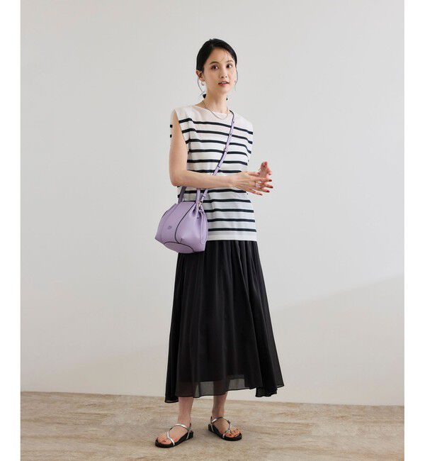 ROPE「【洗える】コットンシルクスカート」|スカート|