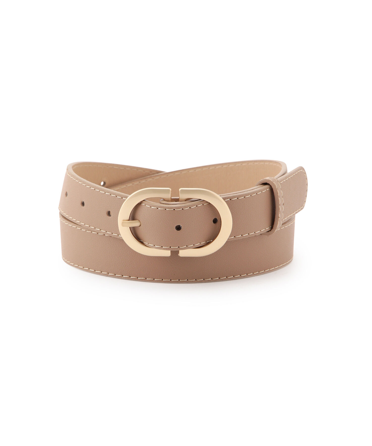 VIS「カジュアル過ぎずに使える。28ｍｍ幅ダブルDバックルベルト」|ベルト|