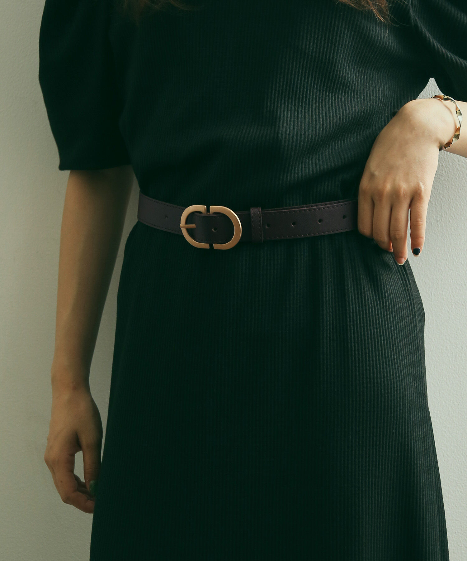 VIS「カジュアル過ぎずに使える。28ｍｍ幅ダブルDバックルベルト」|ベルト|