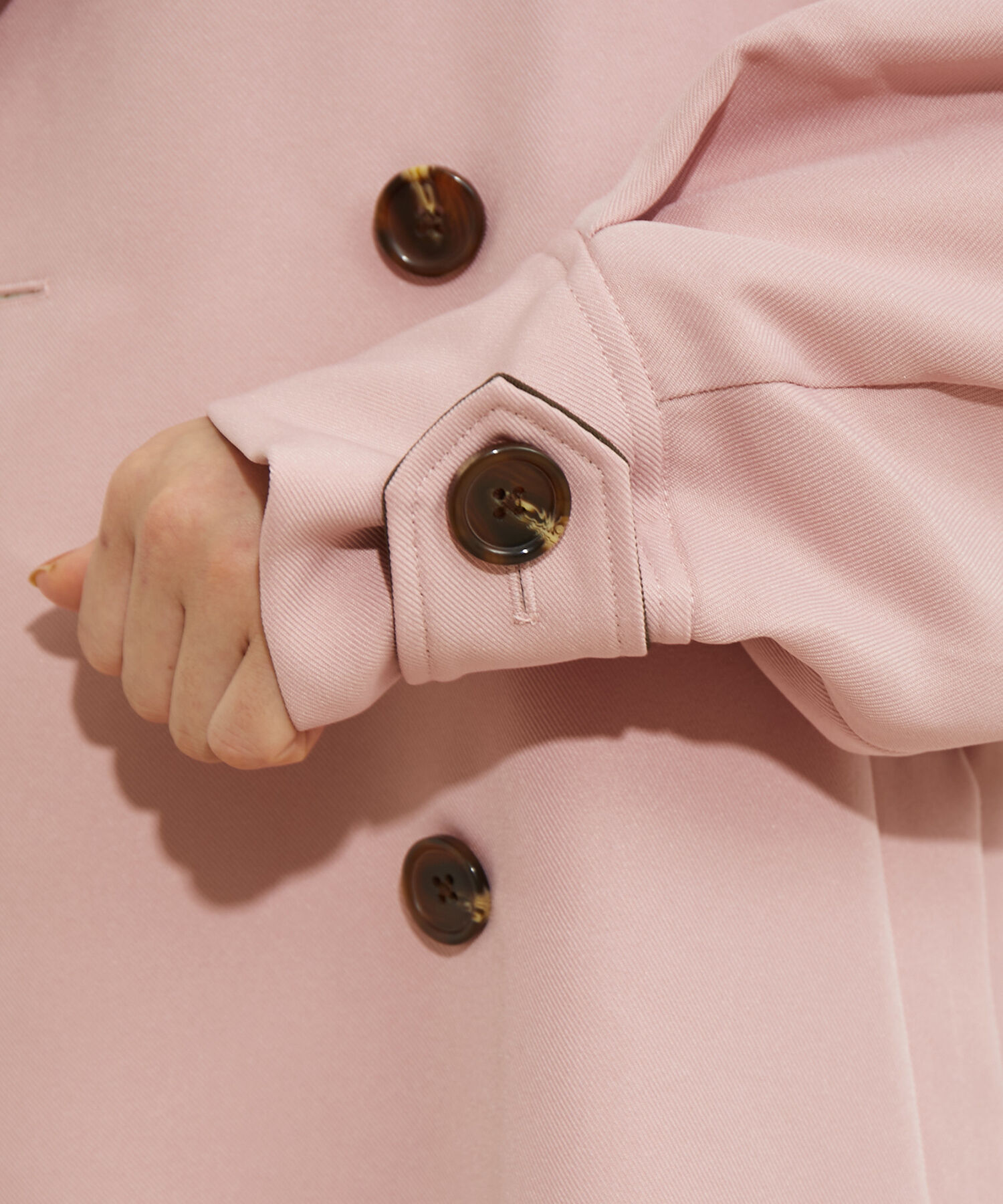 vis-a-vis「【WEB限定】配色カラーで魅せるスタンドカラーオーバーサイズトレンチコート」|トレンチコート|