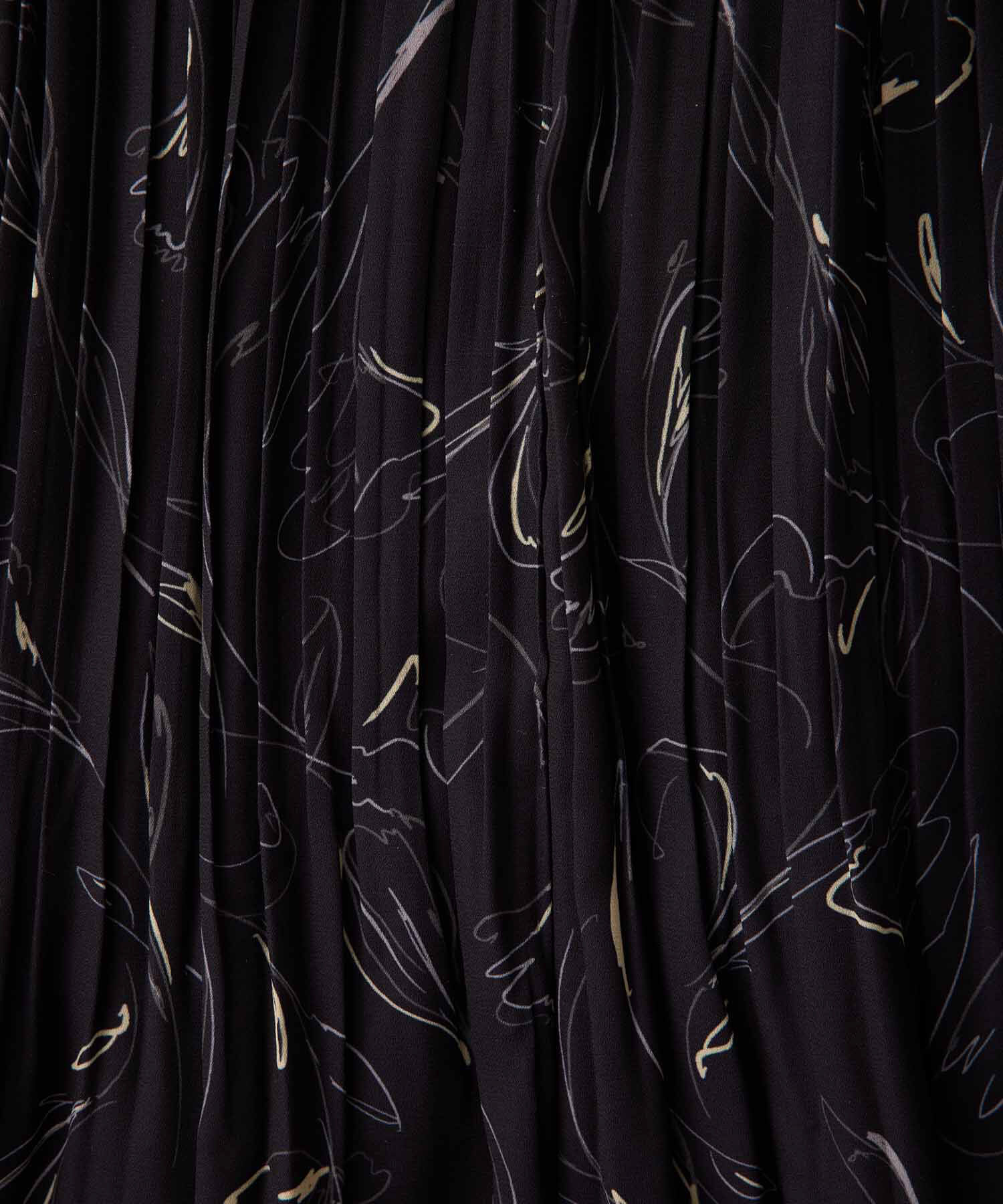 VIS「【セットアップ対応】フラワープリントIラインプリーツスカート[sustainable]」|スカート|