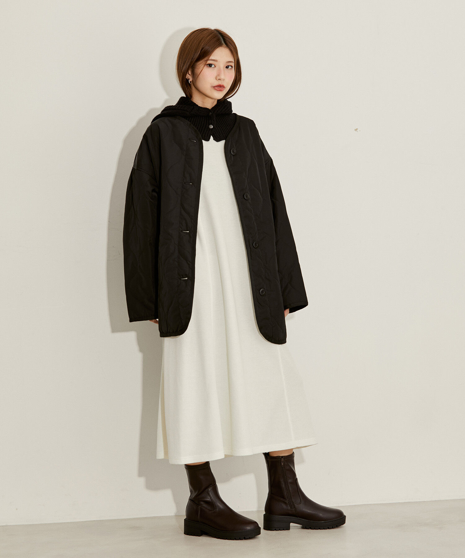 vis-a-vis「【WEB限定】キルティングミドルコート」|その他|