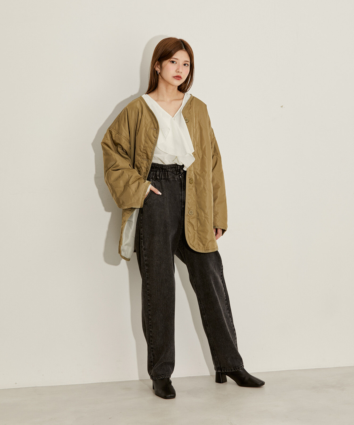 vis-a-vis「【WEB限定】キルティングミドルコート」|その他|