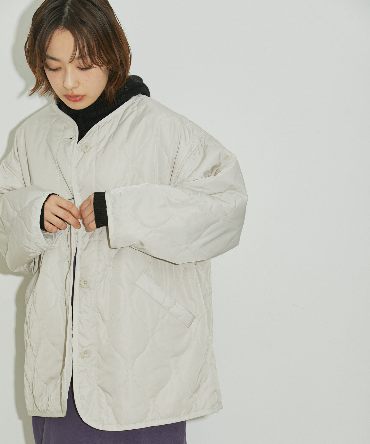 vis-a-vis「【WEB限定】キルティングミドルコート」|その他|