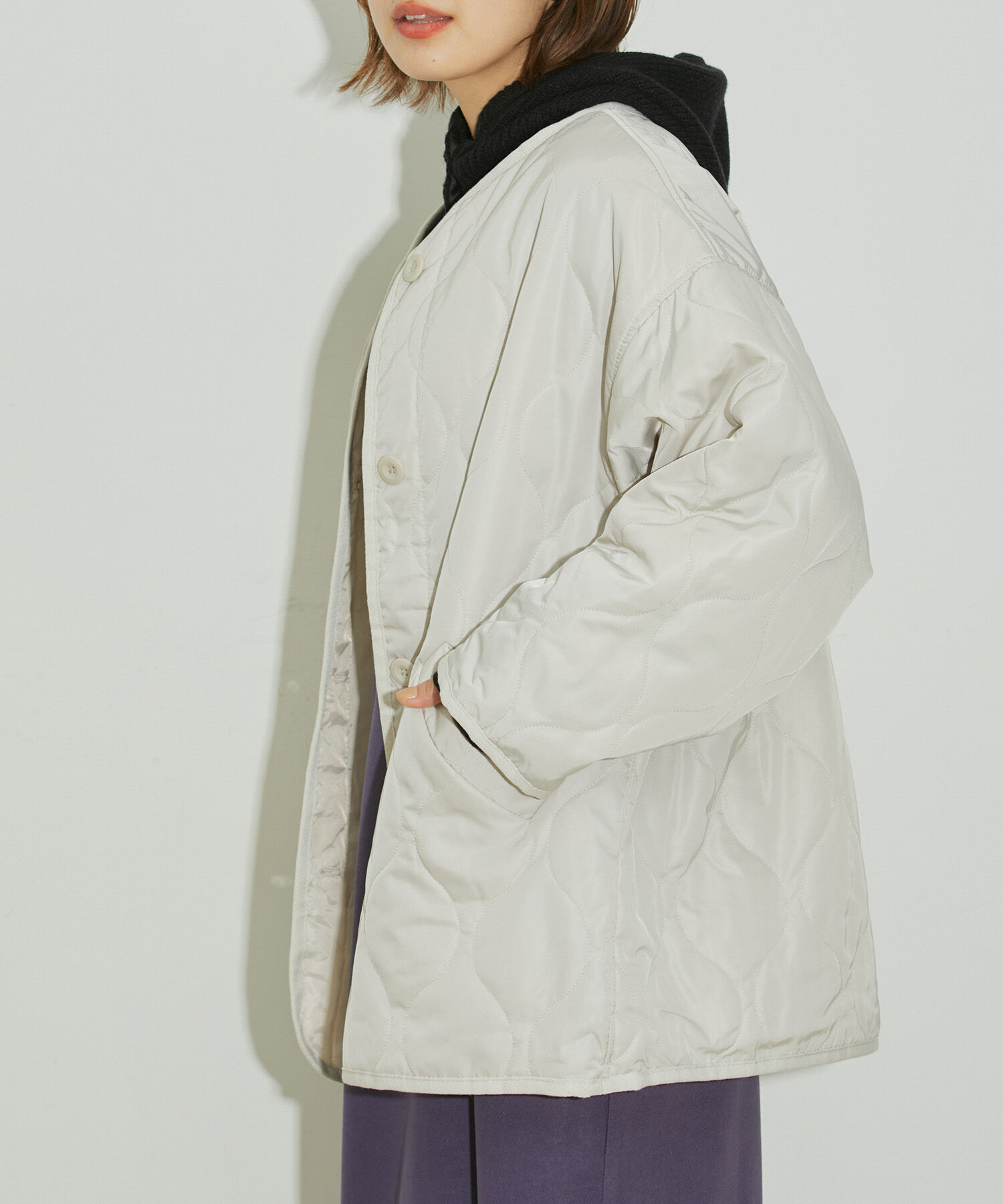 vis-a-vis「【WEB限定】キルティングミドルコート」|その他|