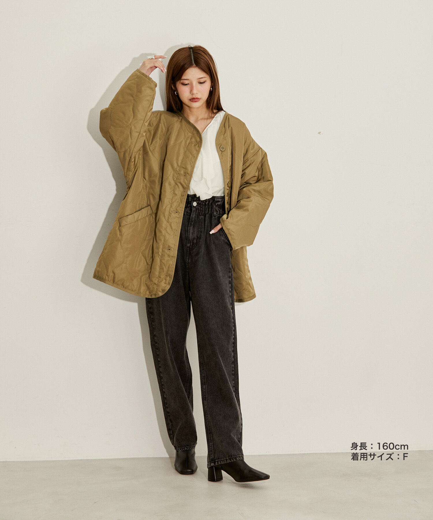 vis-a-vis「【WEB限定】キルティングミドルコート」|その他|