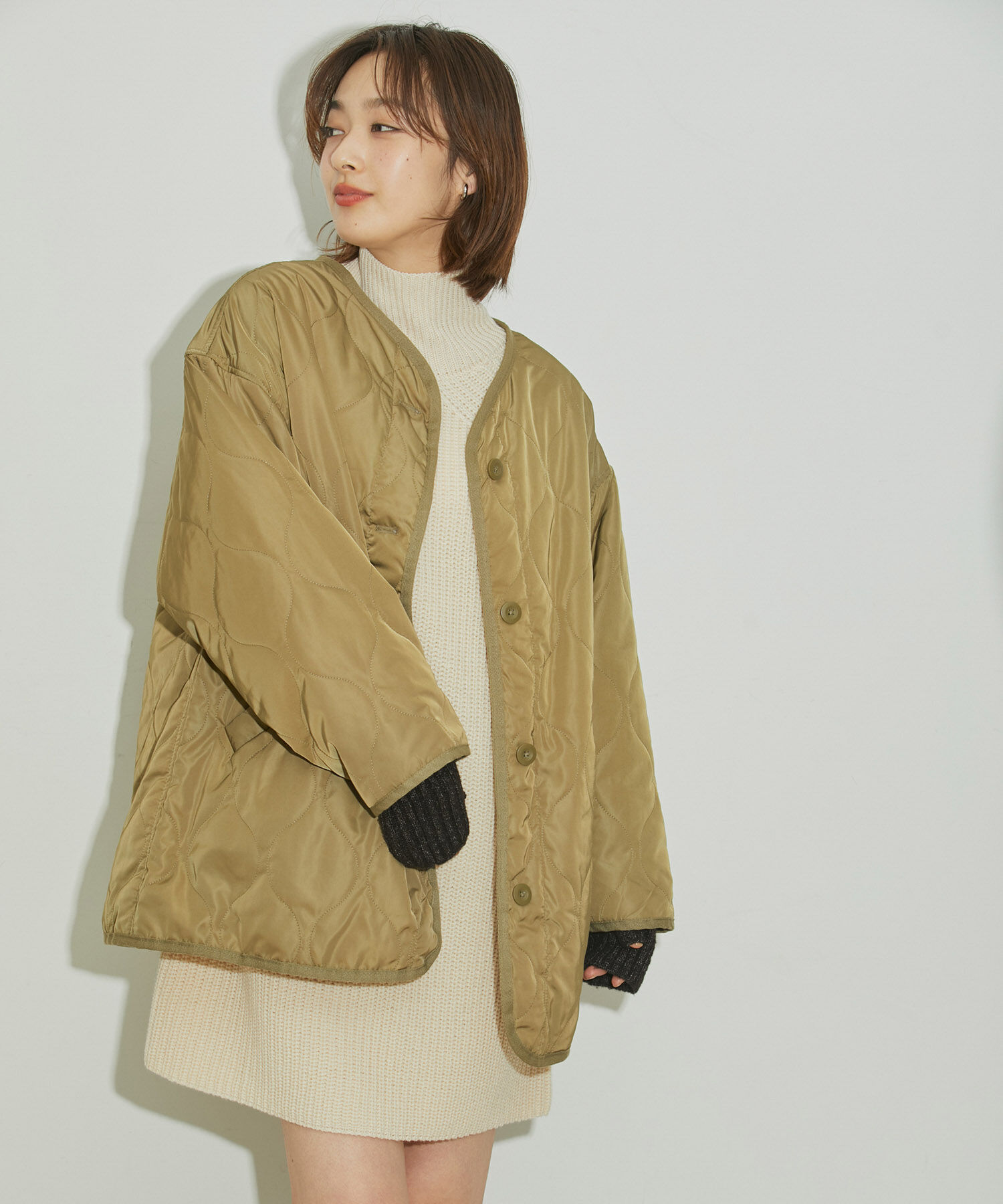 vis-a-vis「【WEB限定】キルティングミドルコート」|その他|