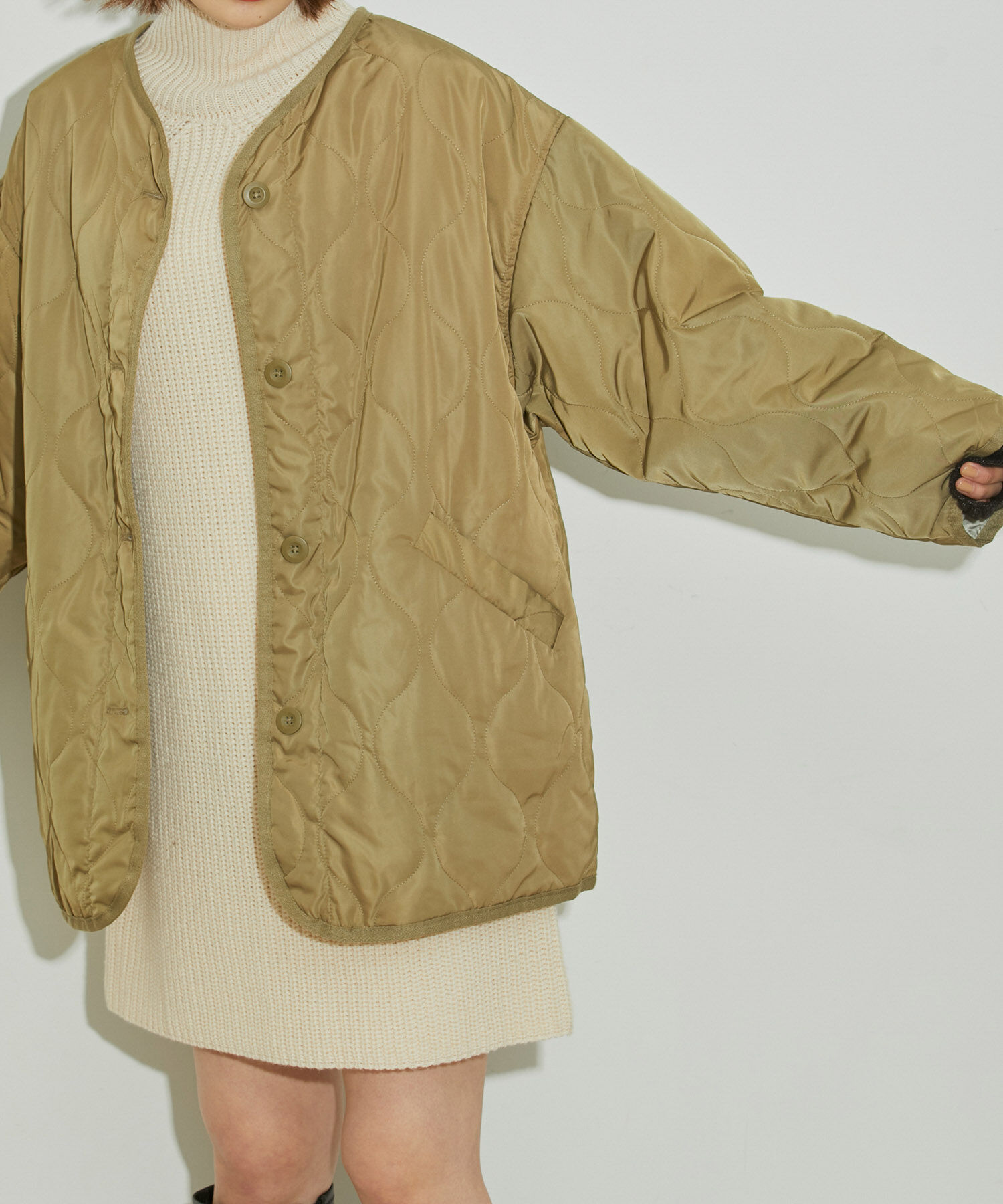 vis-a-vis「【WEB限定】キルティングミドルコート」|その他|