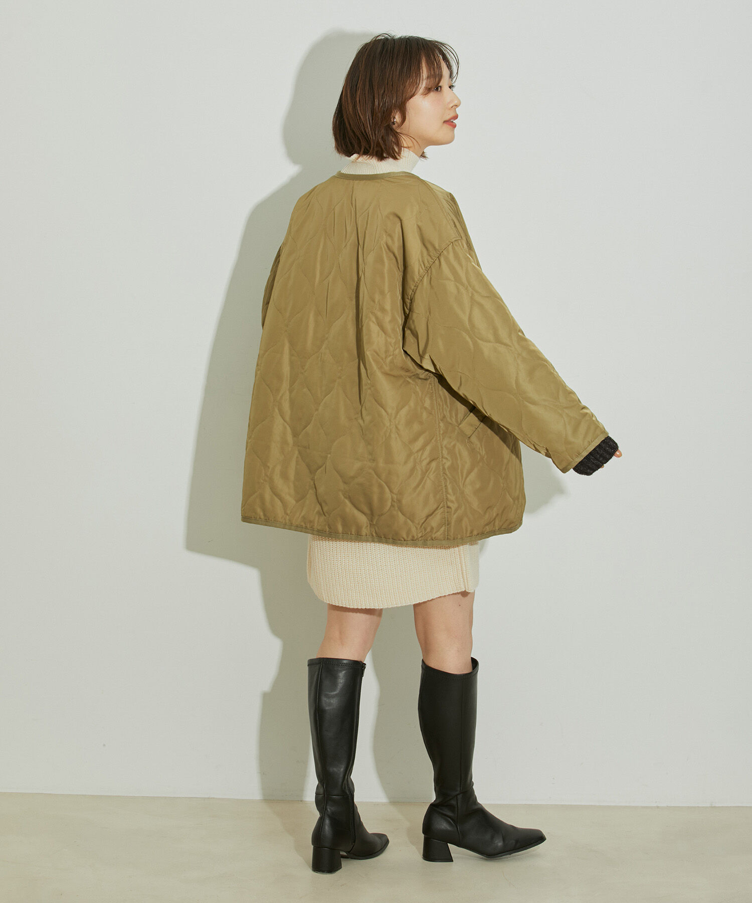 vis-a-vis「【WEB限定】キルティングミドルコート」|その他|