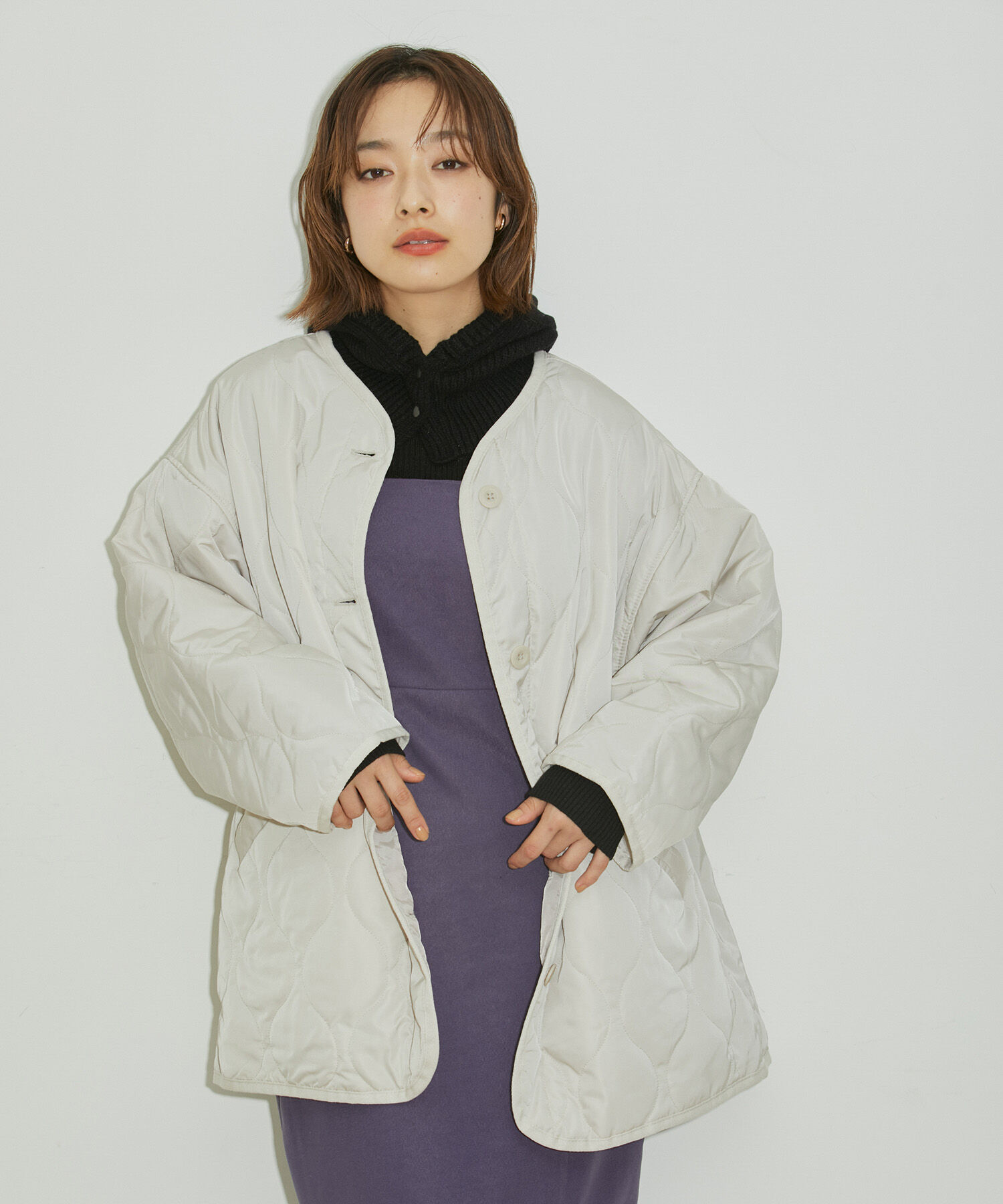 vis-a-vis「【WEB限定】キルティングミドルコート」|その他|