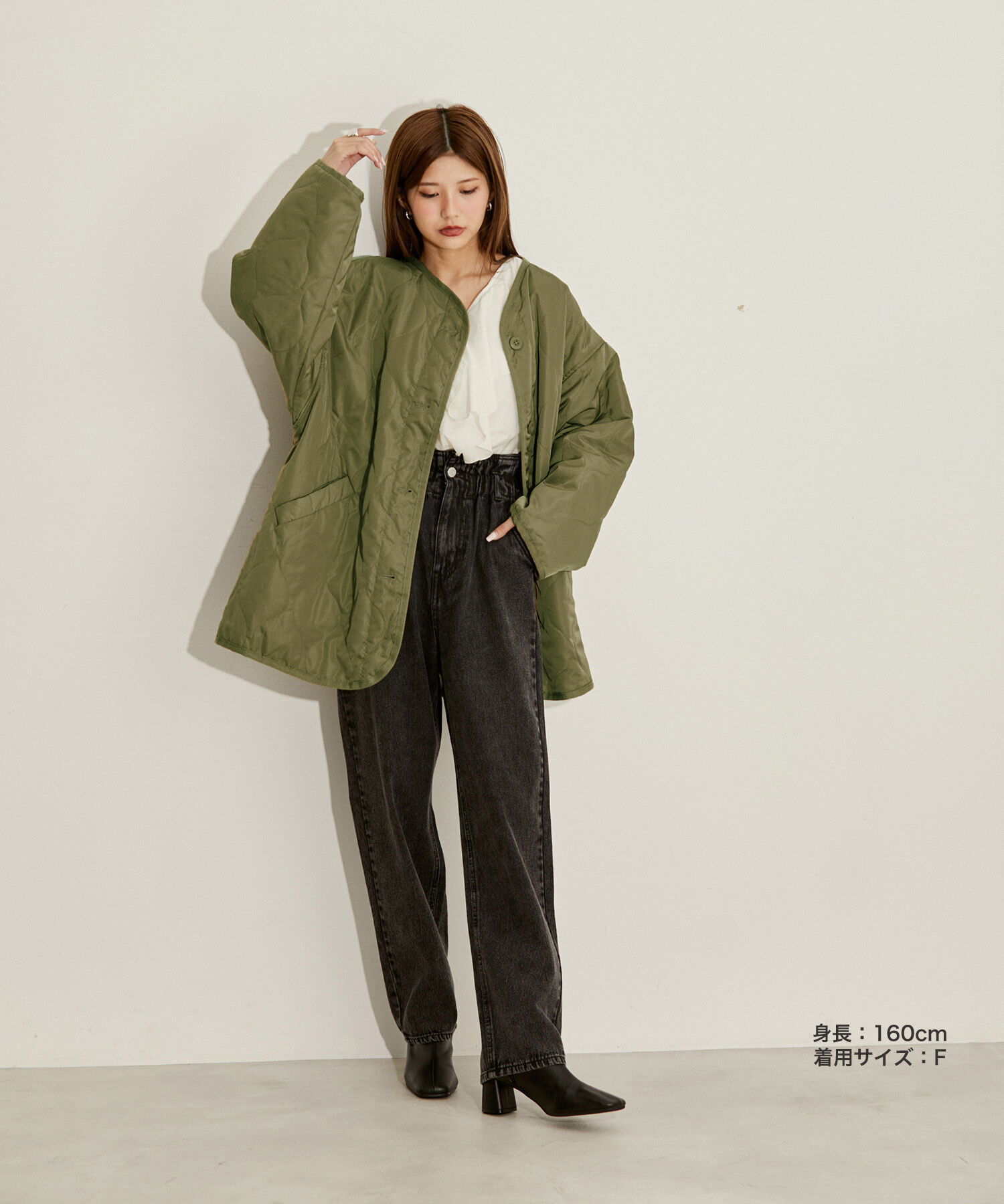 vis-a-vis「【WEB限定】キルティングミドルコート」|その他|